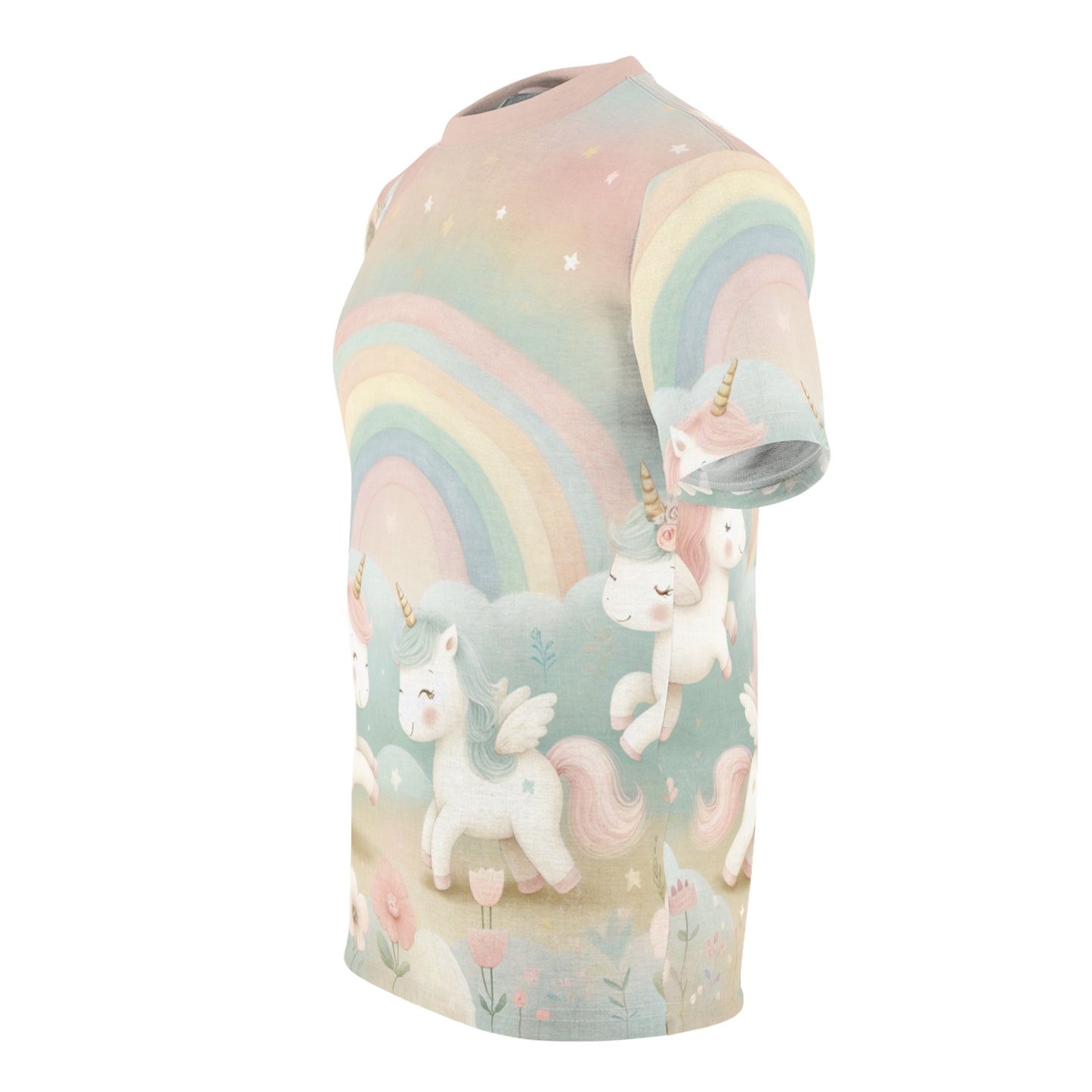 "Magical Unicorns Rainbow T-Shirt – Whimsical Comfort for Your Playful Side!"