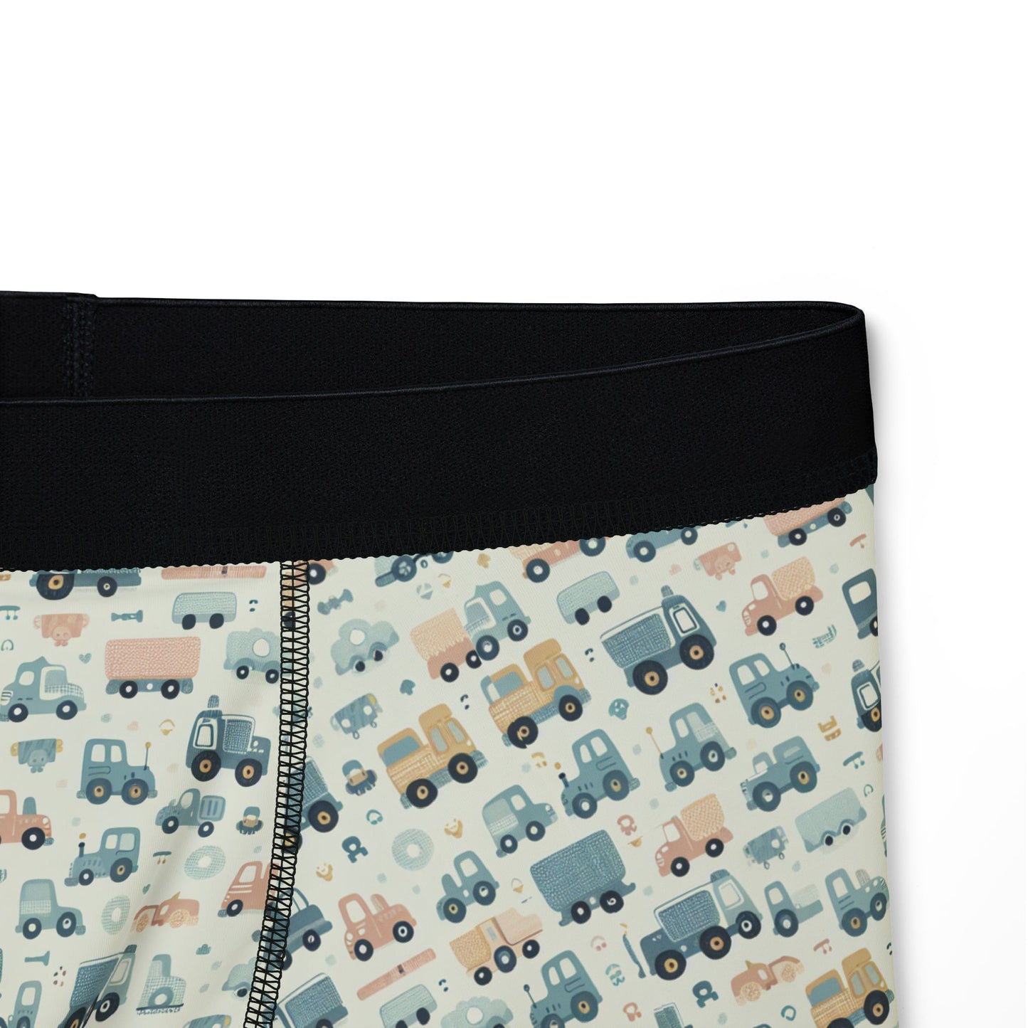 ABDL Little Trucks Men’s Boxers - Soft & Playful for Littles