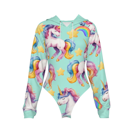 🦄 Magical Unicorn Hooded Bodysuit 🦄