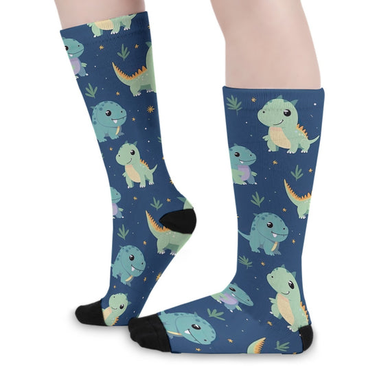 🦕 Dino Delight Knee-High Socks 🦕