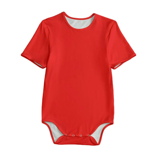 Little Firecracker Red ABDL Onesie