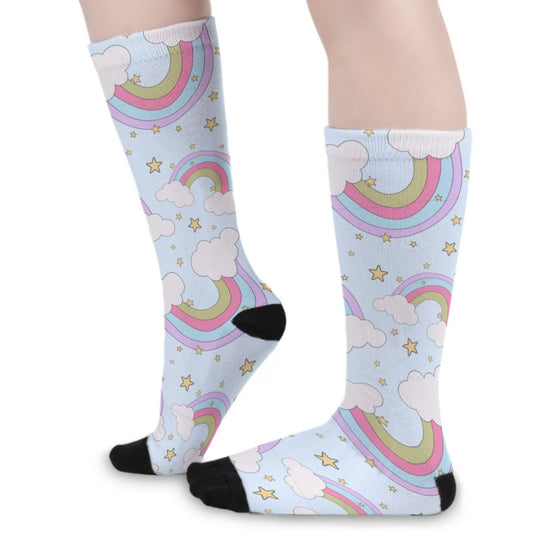 🌈 Rainbow Dreams Knee-High Socks 🌈