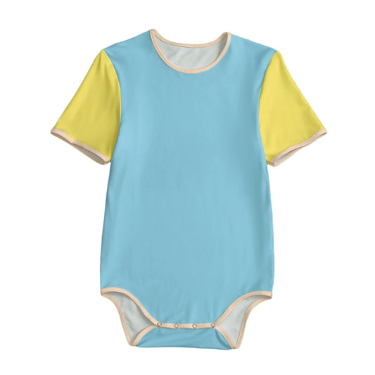 Sunshine & Sky Color Block ABDL Onesie