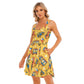 "Playful Toy Print Sleeveless Dress – Adorably Fun and Comfortable"