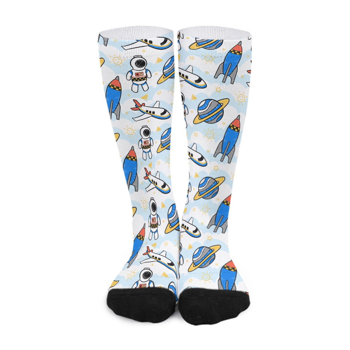 🚀 Space Explorer Knee-High Socks 🚀