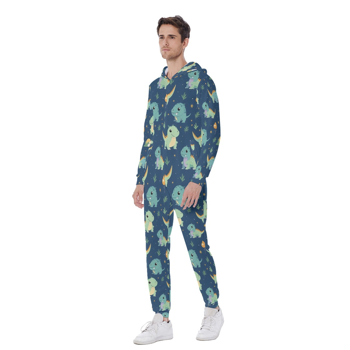 Dino Dreams Hooded Jumpsuit