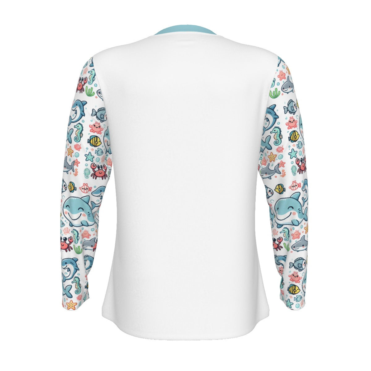 Under the Sea Baby Shark ABDL Long Sleeve Shirt – 100% Cotton Comfort