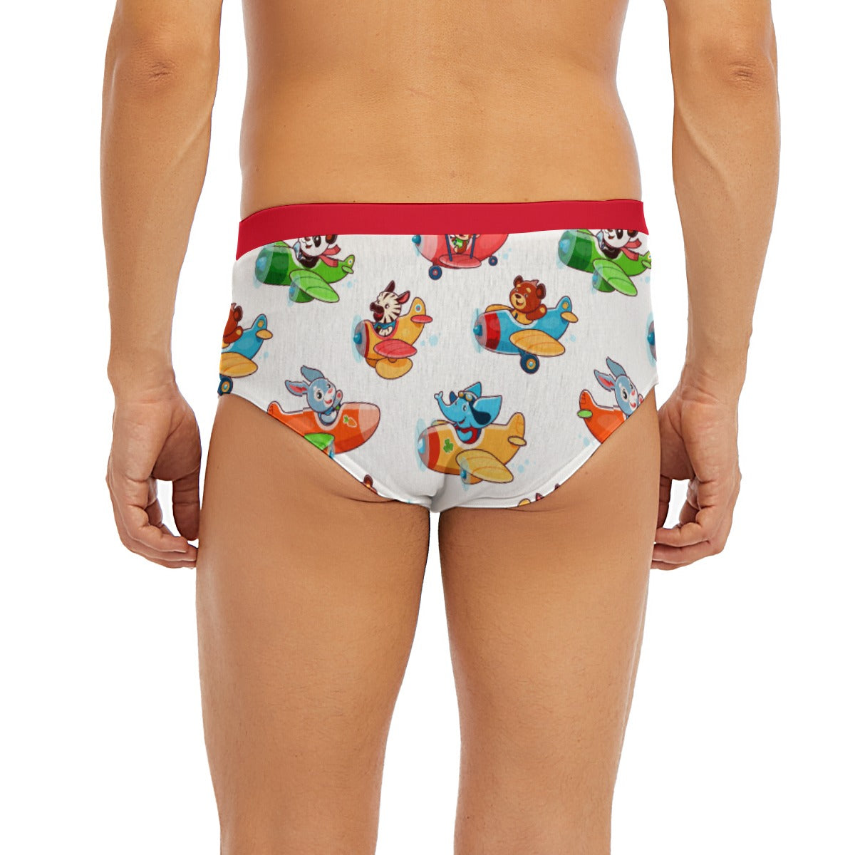 "Sky-High Snuggle Squad™ Big Kid Briefs - Adventure Awaits in Every Undie Flight!" ✈️🐻🌟