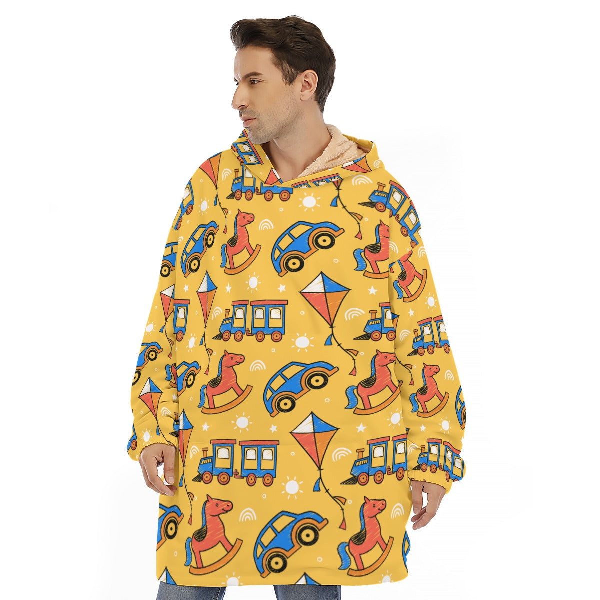 Little Space Playtime Sherpa Hoodie Blanket