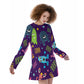 "Monster Mania Long-Sleeve Dress – Fun, Playful, and Comfortable"