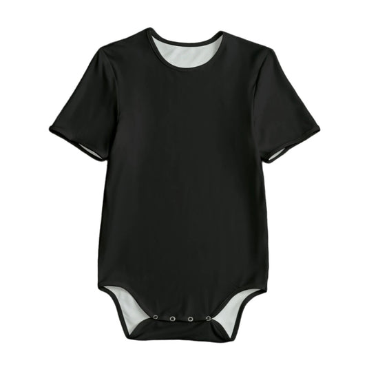 Midnight Snuggle Solid Black ABDL Onesie