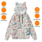 ✨ Cute ABDL Kawaii Pastel Hoodie with Cat Ears – Cozy & Playful Baby-Themed Sweatshirt 🍼💖