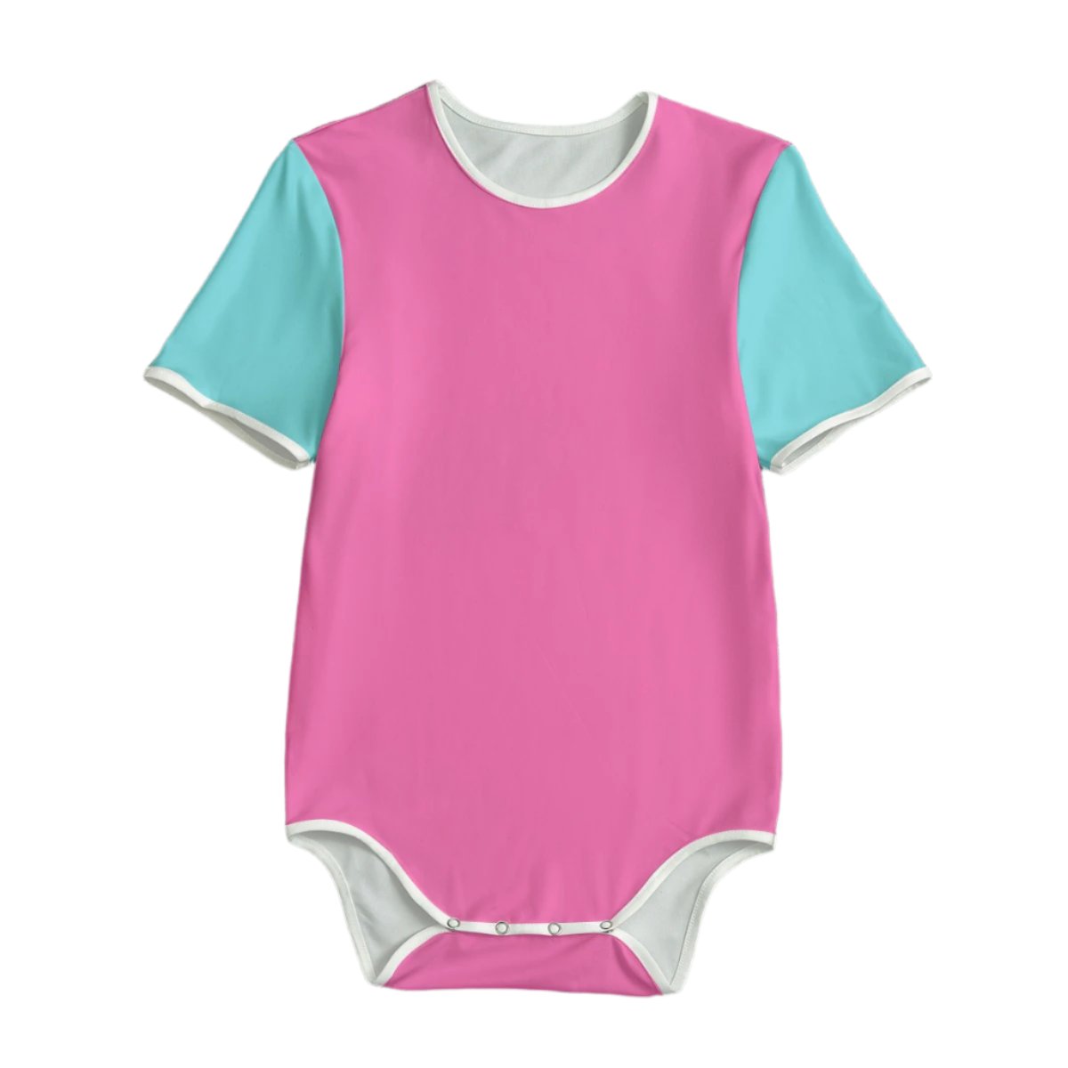 Bubblegum Burst Color Block ABDL Onesie