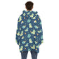 Little Space Dino Friends Sherpa Hoodie Blanket