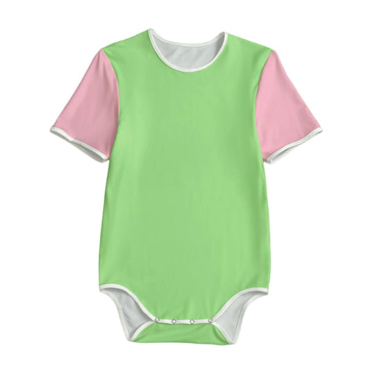 Watermelon Wonder Color Block ABDL Onesie