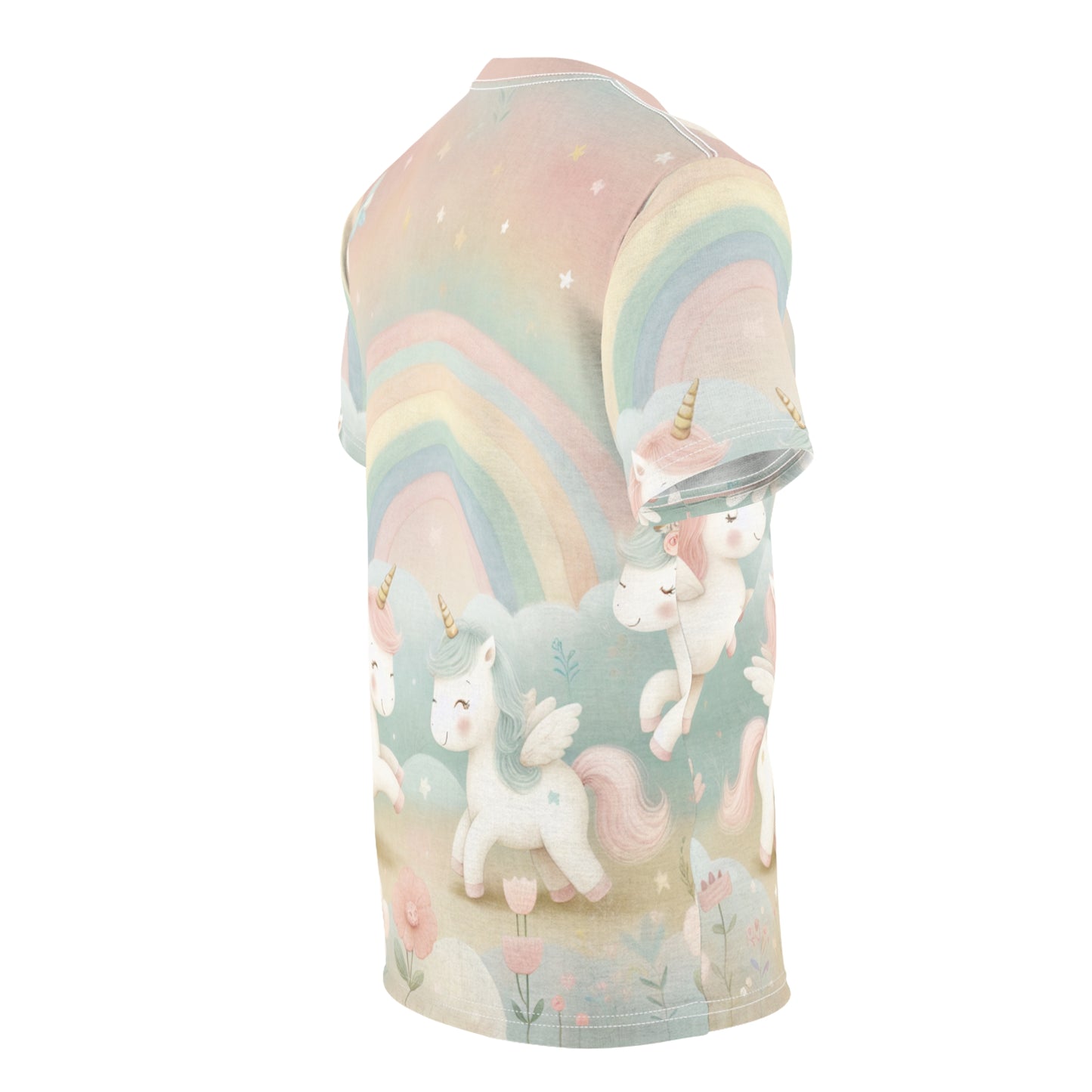 "Magical Unicorns Rainbow T-Shirt – Whimsical Comfort for Your Playful Side!"