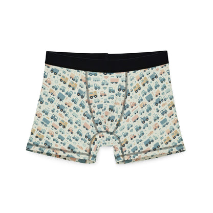 ABDL Little Trucks Men’s Boxers - Soft & Playful for Littles