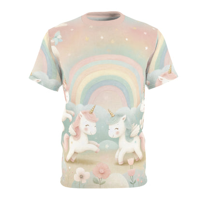 "Magical Unicorns Rainbow T-Shirt – Whimsical Comfort for Your Playful Side!"