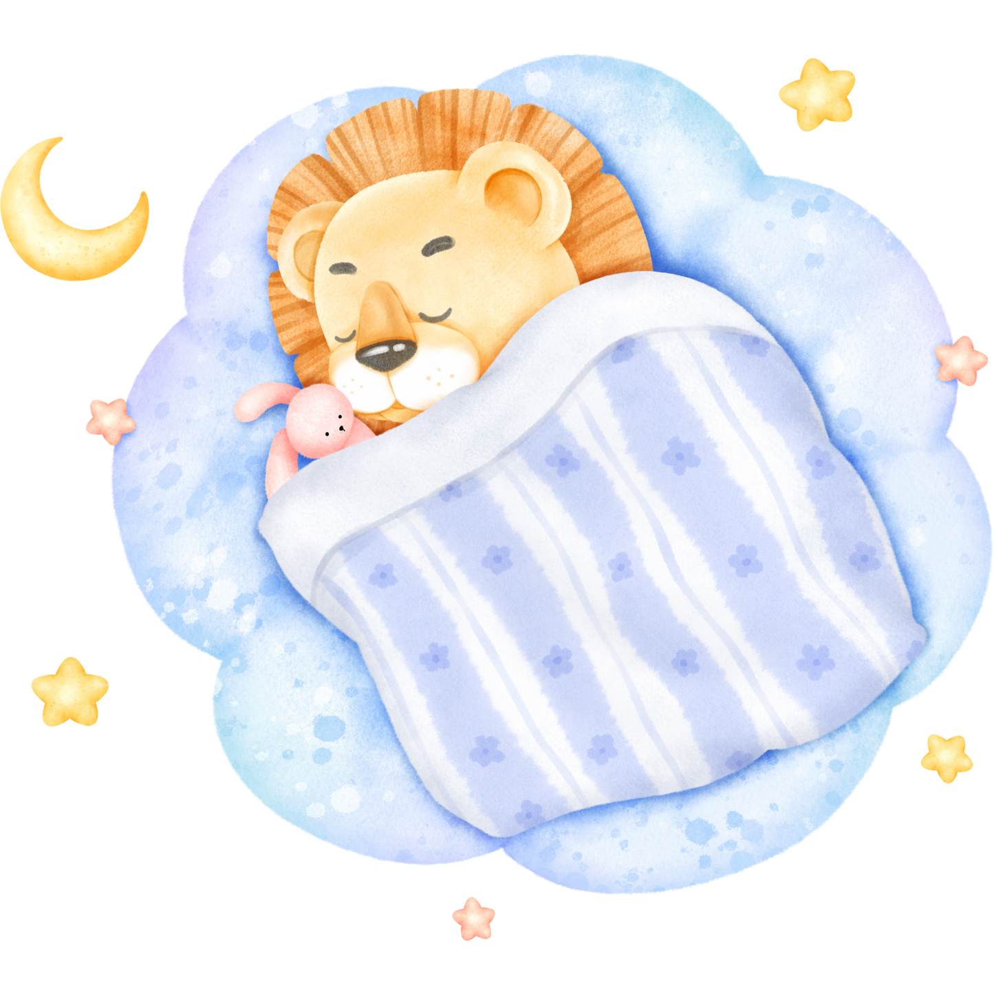 "Cuddly Lion Baby Nightgown – Perfect for Sweet Little Dreams!"