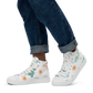 ABDL green dinosaur high top canvas shoes