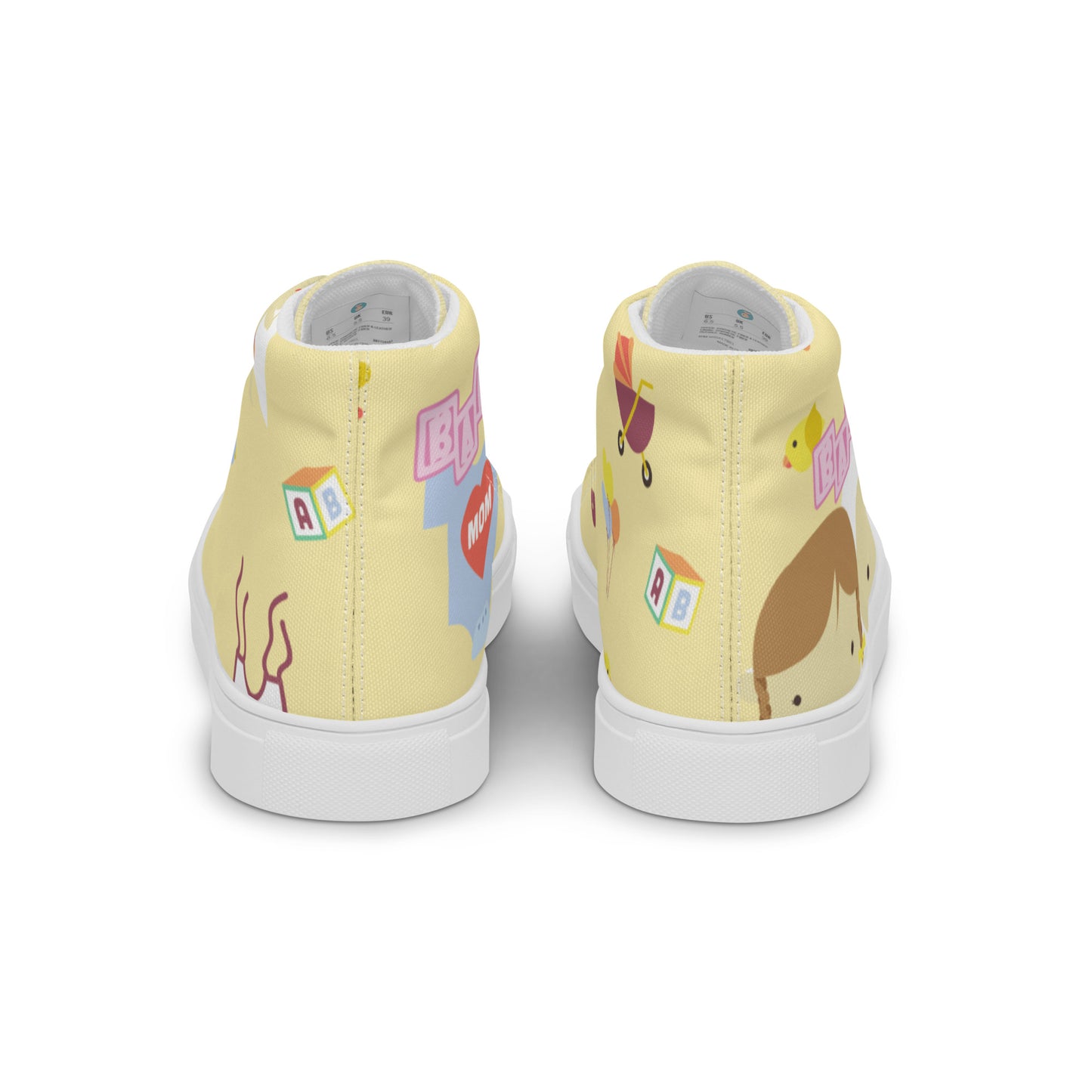 "Baby, Baby" High Top Canvas Shoes