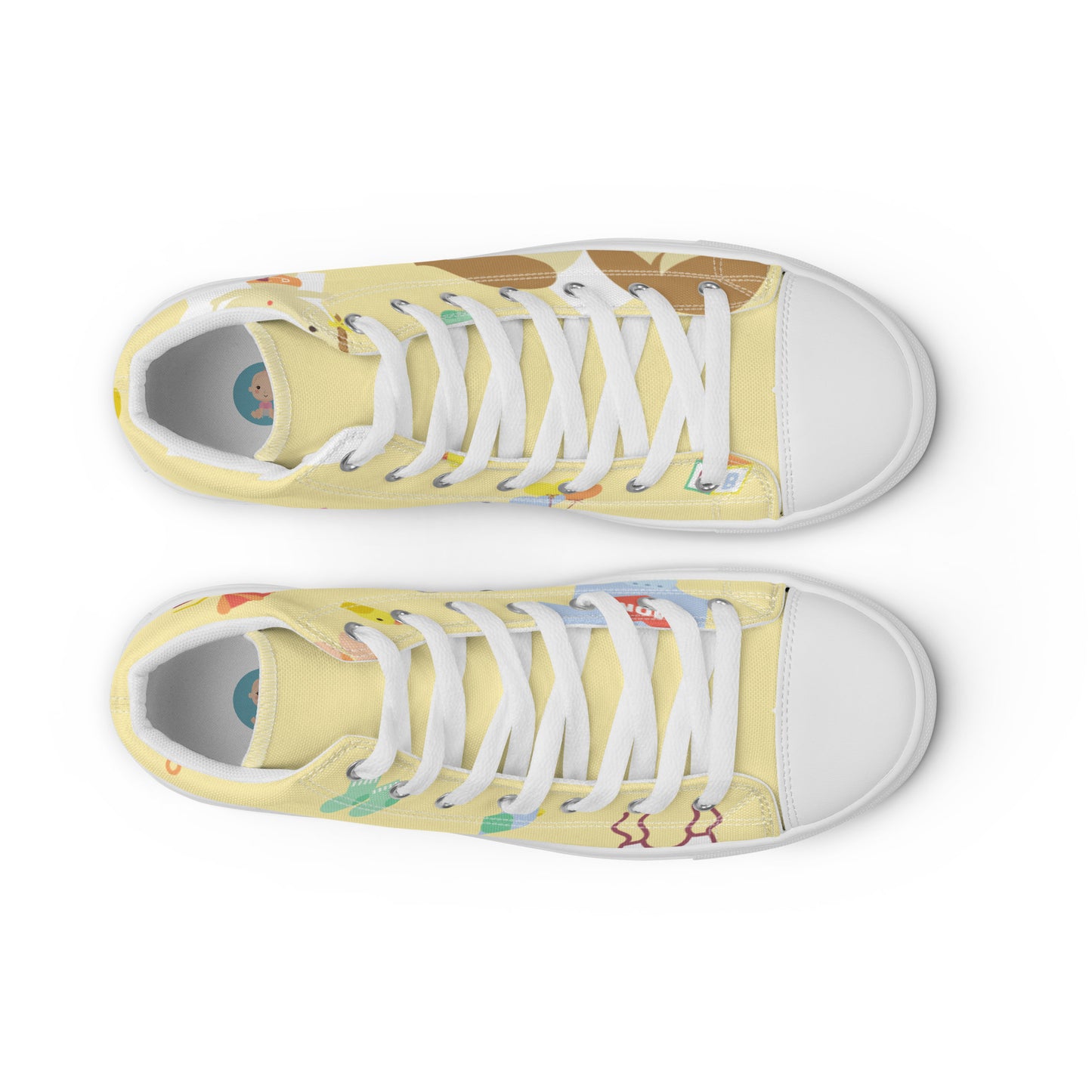 "Baby, Baby" High Top Canvas Shoes