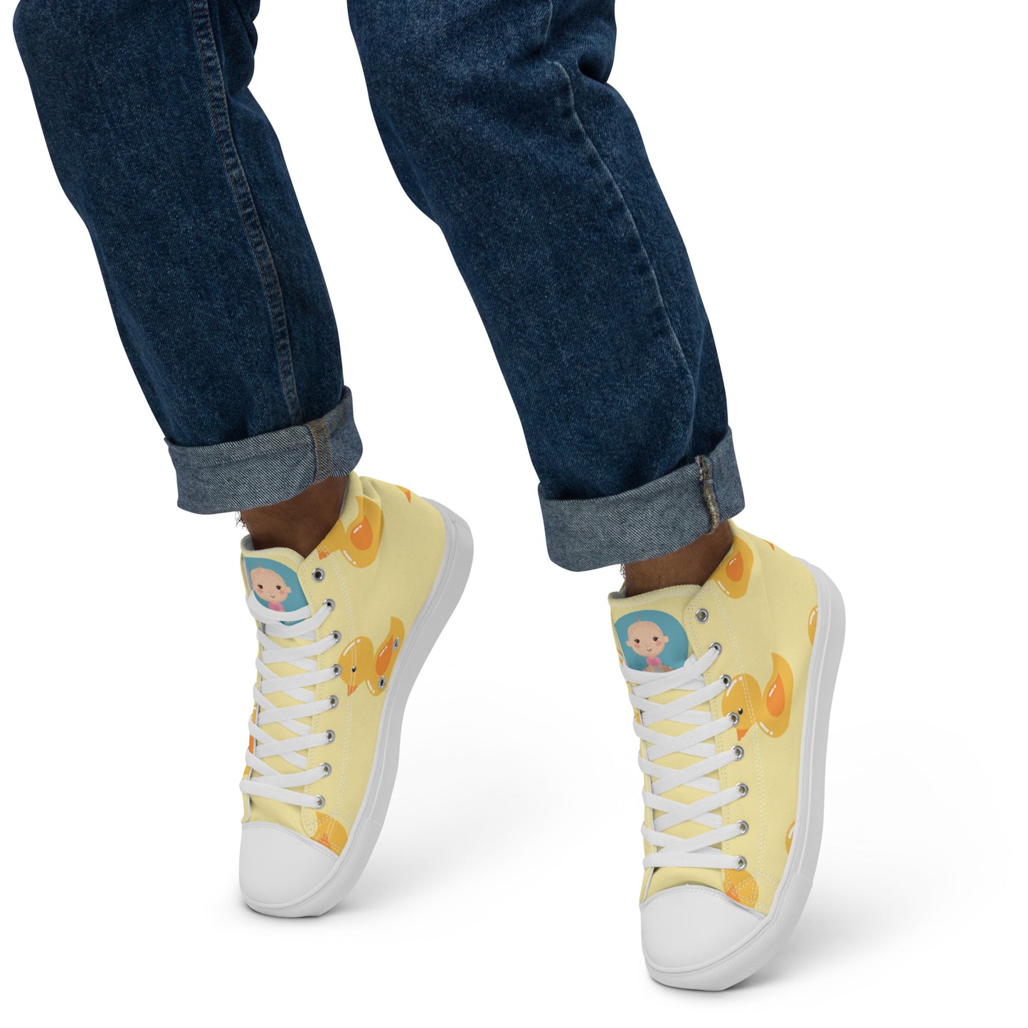 Little Ducks High Top Canvas Shoes