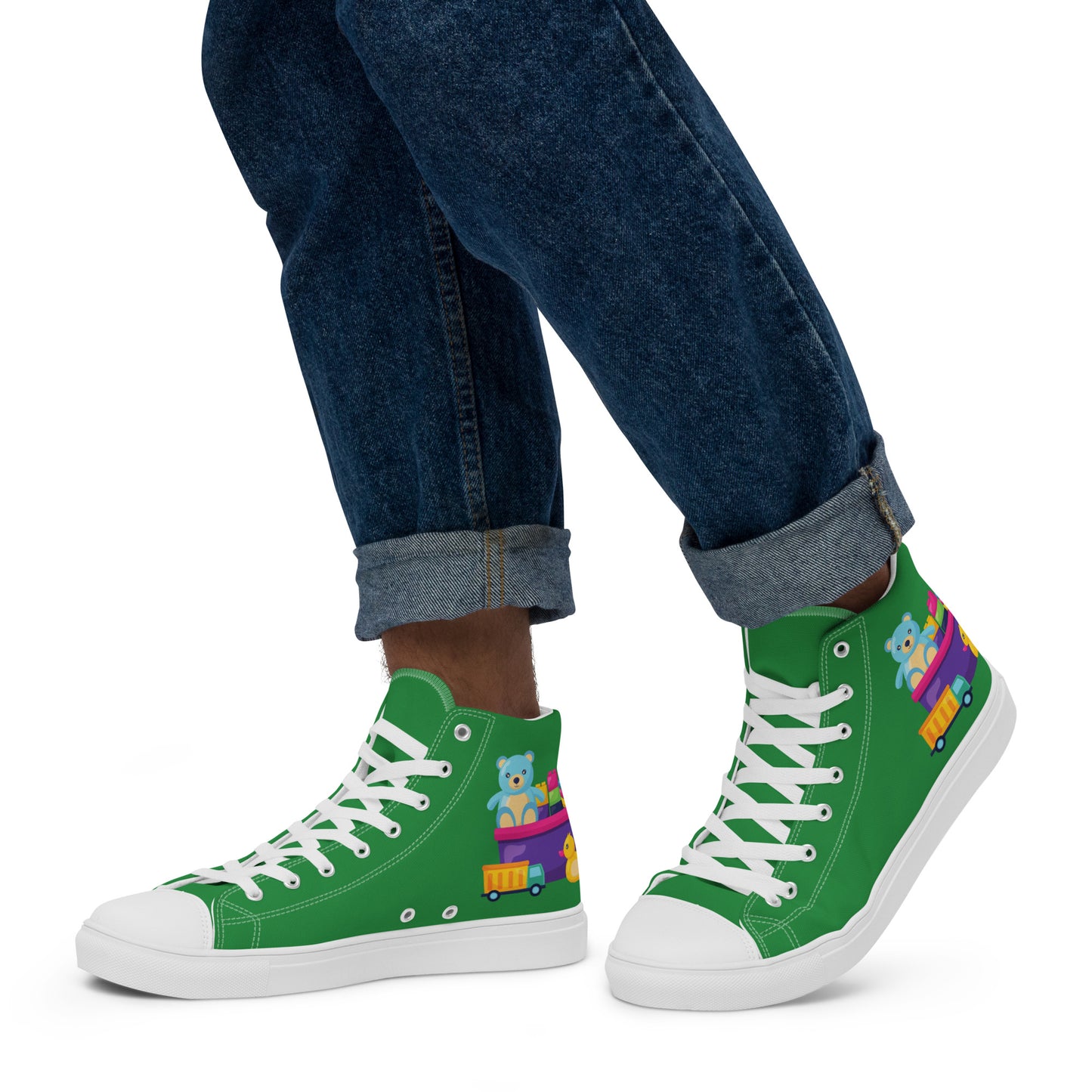 ABDL Little Space Men’s High Top Canvas Shoes