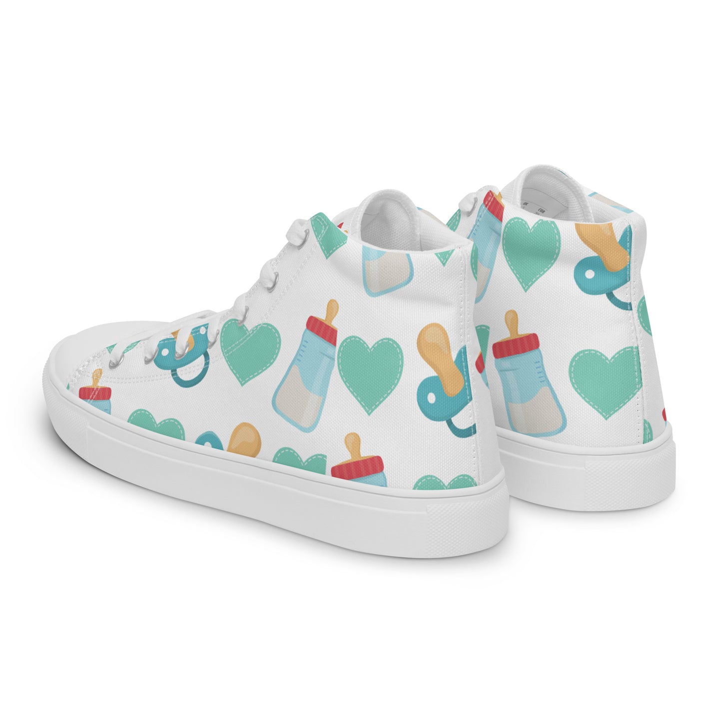 ABDL Adult Baby Men’s High Top Canvas Shoes