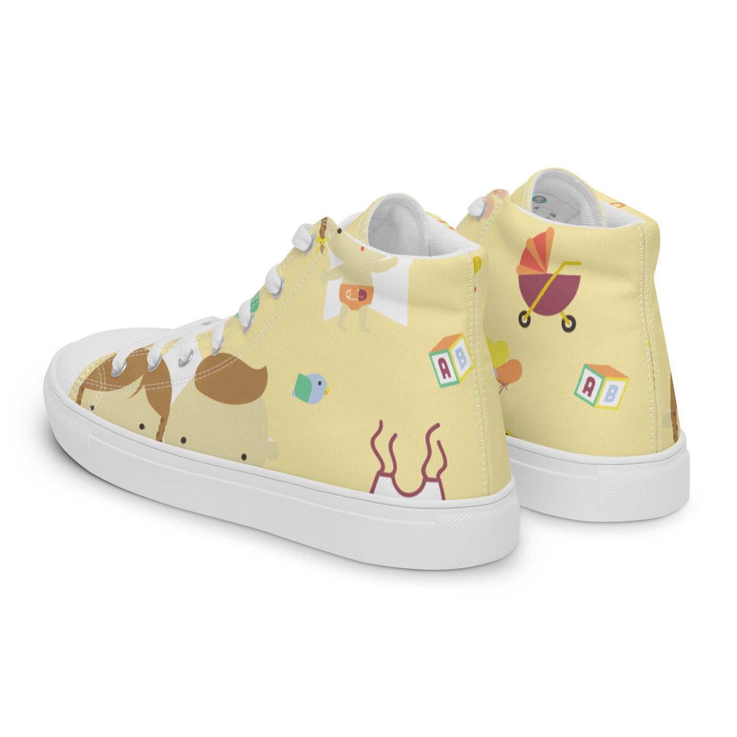 "Baby, Baby" High Top Canvas Shoes