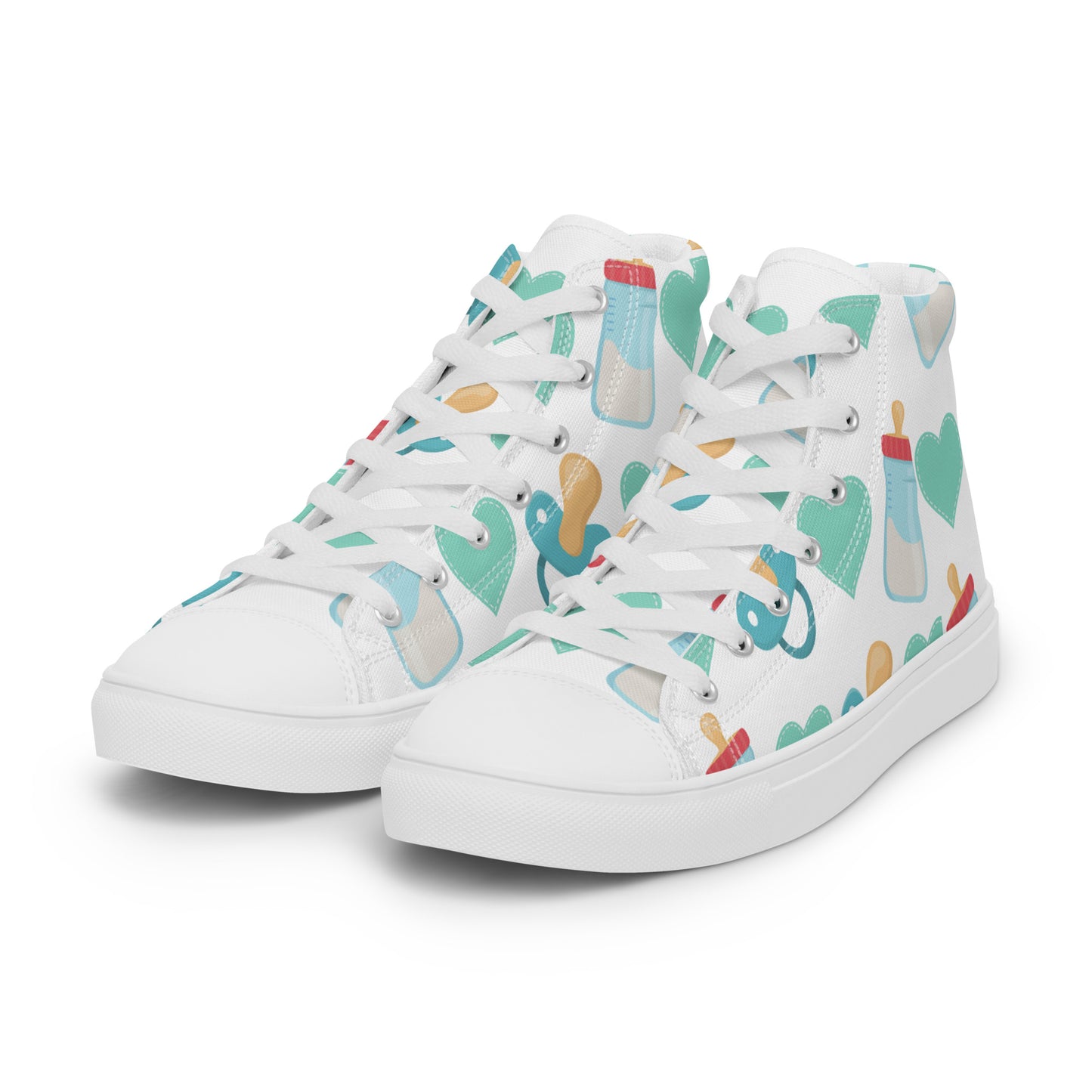 ABDL Adult Baby Men’s High Top Canvas Shoes