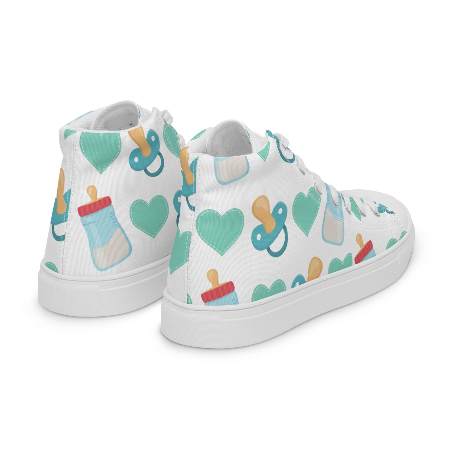 ABDL Adult Baby Men’s High Top Canvas Shoes